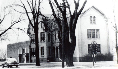 Cherry Valley School with Gymnasium Addition - circa 1940